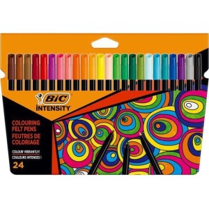 Bic İntensity Keçeli Boya Kalemi 24 Renk